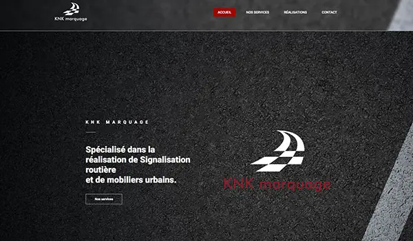 Site internet - KNK Marquage